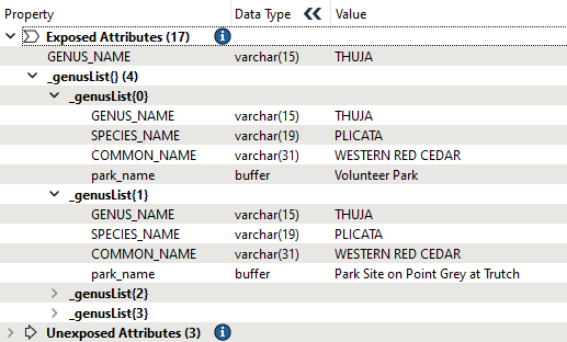 View the results of the ListBuilder